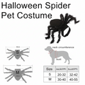 The "Tarantula Trot" Spider Dog Costume – Funny Bouncing Outfit for Pups