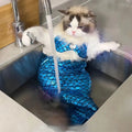 The "Purr-maid" Sparkle Bikini & Tail Set – Hilarious Mermaid Costume for Cats