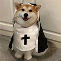 The "Holy Hound" Nun Costume – Funny Walking Outfit for Small Dogs