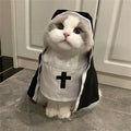 The "Sister Meow" Nun Costume – Hilarious Upright Outfit for Cats