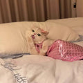 The "Purr-maid" Sparkle Bikini & Tail Set – Hilarious Mermaid Costume for Cats