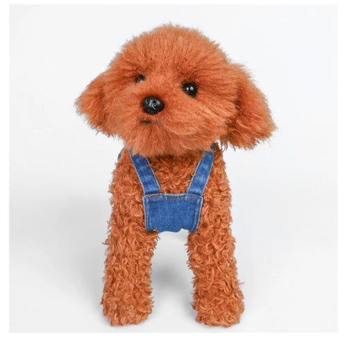 The "Urban Pup" Denim Overalls – Classic Blue Jean Jumpsuit for Dogs