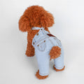 The "Urban Pup" Denim Overalls – Classic Blue Jean Jumpsuit for Dogs