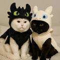 The "Little Meow-gon" Soft Cotton Cat Sweater – Breathable Anti-Shedding Indoor Fleece