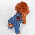 The "Urban Pup" Denim Overalls – Classic Blue Jean Jumpsuit for Dogs